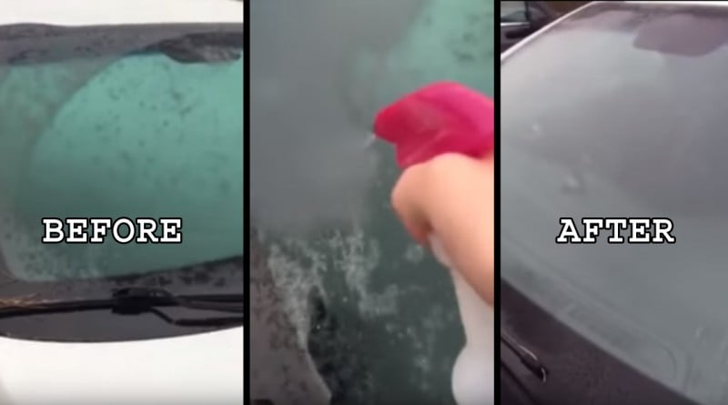 Come sbrinare il parabrezza dal gelo in pochissimi secondi