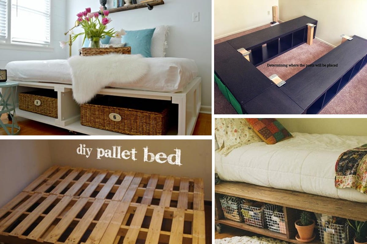 Letti fai da te salvaspazio: 15 idee con tutorial per una camera da letto piccola