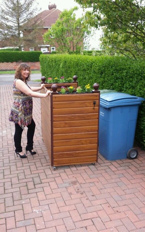 Bidoni della spazzatura in giardino, 20 idee geniali su come sistemarli!