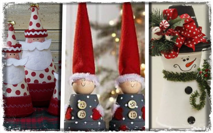 Decorazioni Natalizie 94.40 Decorazioni Di Natale Da Realizzare Con I Vasi Di Coccio
