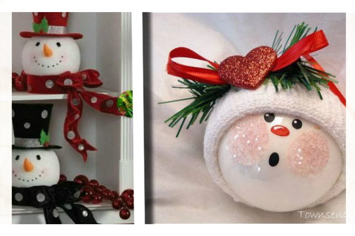 Decorazioni di Natale: 30 idee che possiamo realizzare con le palline di  polistirolo.