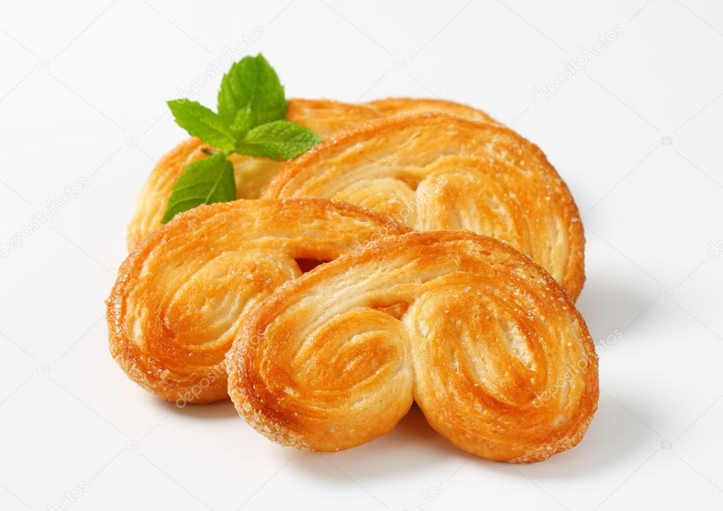 Palmiers - puff pastry cookies