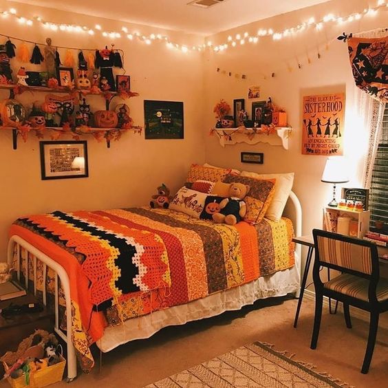 Decorazioni autunnali: Colora d'autunno la tua camera da letto! Idee per  ispirarti