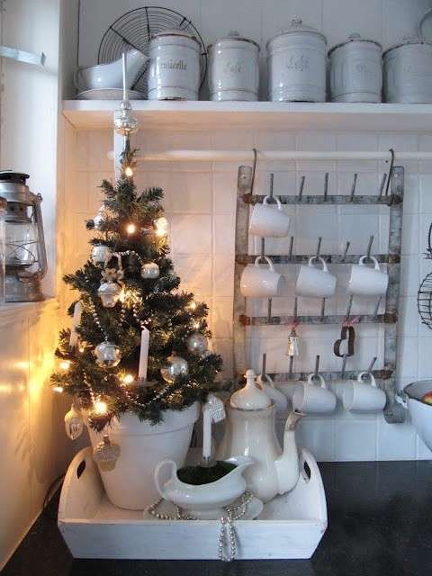 Decorazioni di Natale in cucina