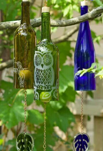 Riciclo bottiglie di vetro: Paralumi e lanterne, 20 idee