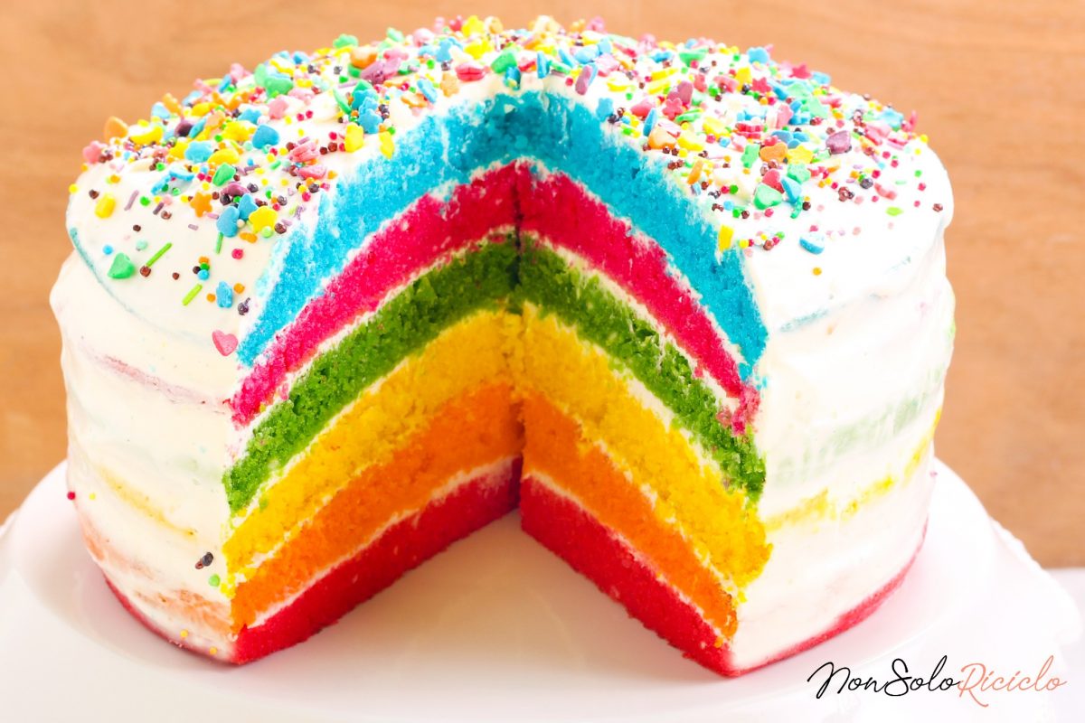 rainbow cake la torta arcobaleno 2