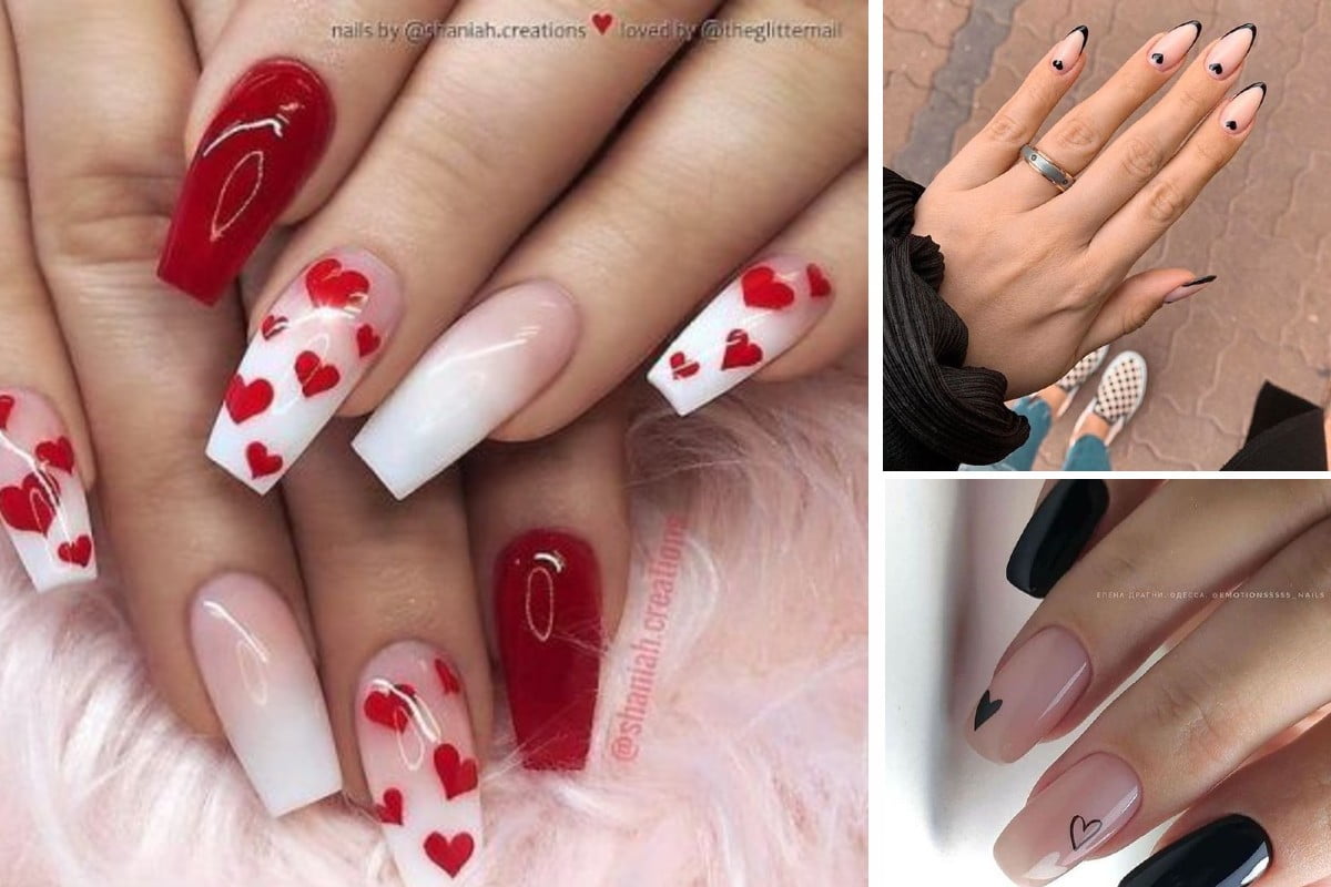 nail art per san valentino nail art san valentino 2021