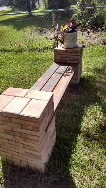 semplici progetti di panche da Simple DIY Garden Bench Projects02 1