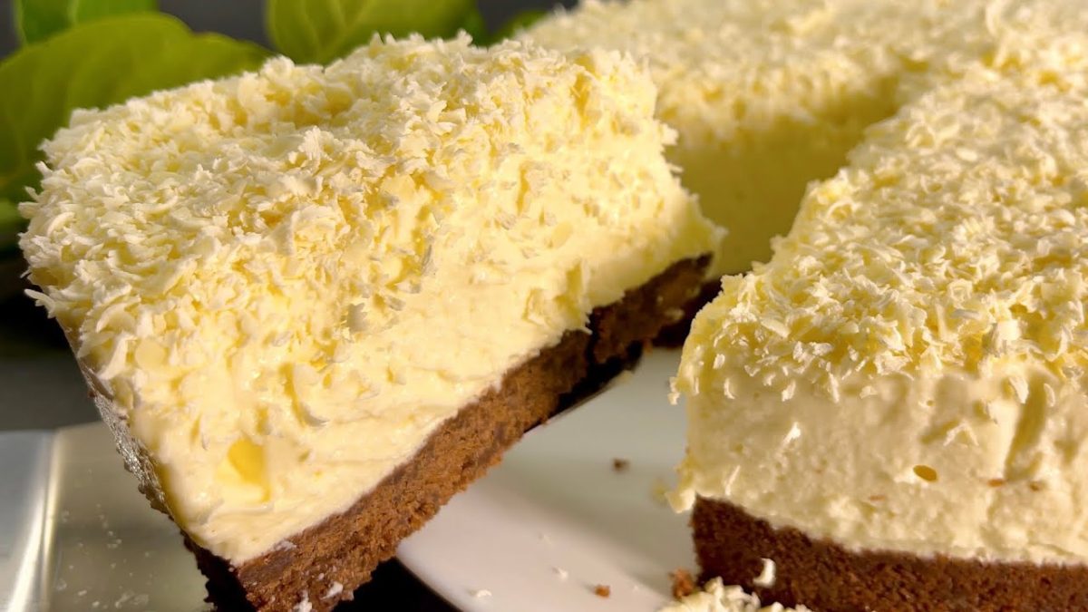 Cheesecake al cioccolato bianco: la prepari in soli 5 minuti!