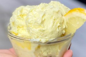 gelato a limone senza gelatiera gelato al limone