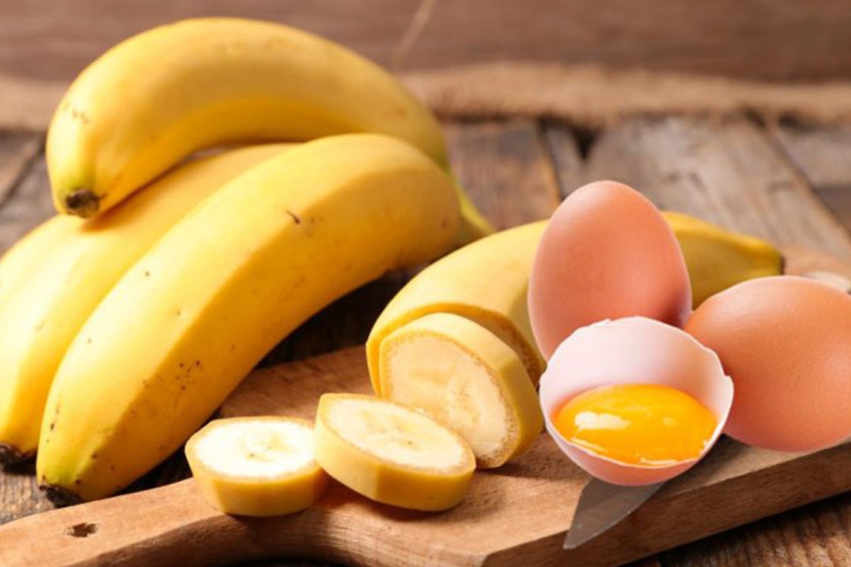 2 uova e 1 sola ricetta banane
