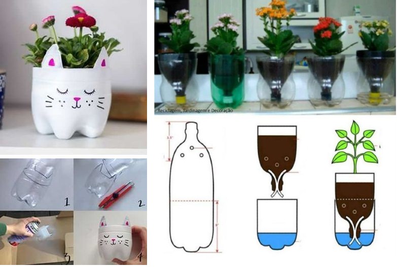 come realizzare vasi fai da vasi bottiglie plastica