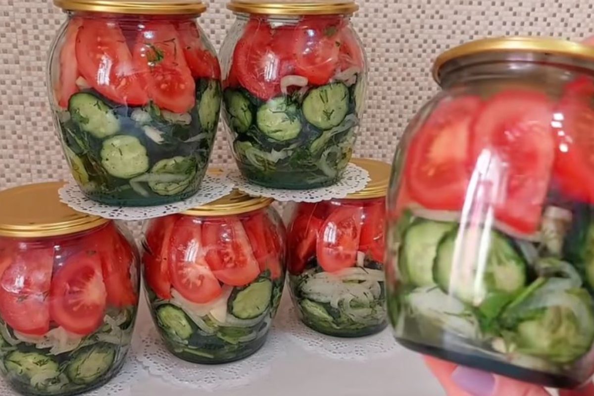 Cetrioli, pomodori e cipolle: con questa ricetta li mangio per 1 anno | Me l’ha insegnata mia nonna!