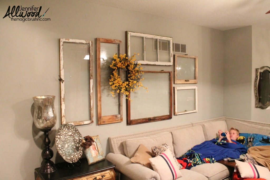 16 awesome diy projects with gallery wall of old windows