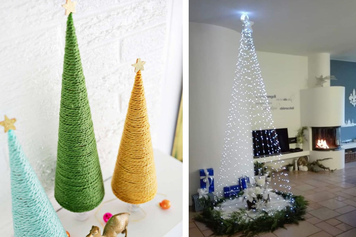 Alberi di Natale fai da te: idee di riciclo per decorare con creatività!