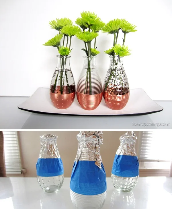 vasi fai da te per copper dipped vases.jpg