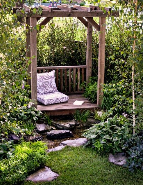 zona relax 10 idee per zona relax in giardino 10 20 Mesmerizing Garden Retreat Ideas08