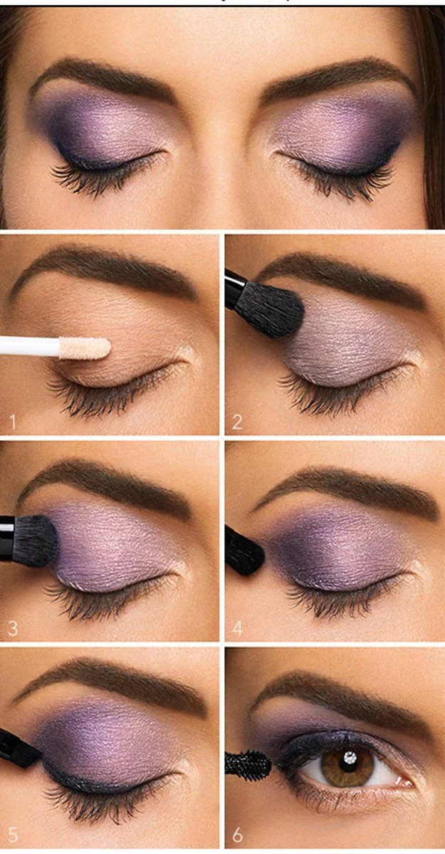 make up per principianti tante Purple Eye Makeup.jpg