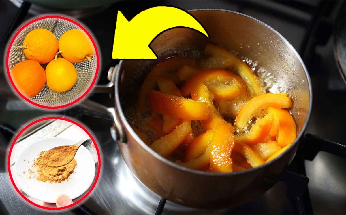 Cannella e bucce d'arancia: ecco il mix perfetto