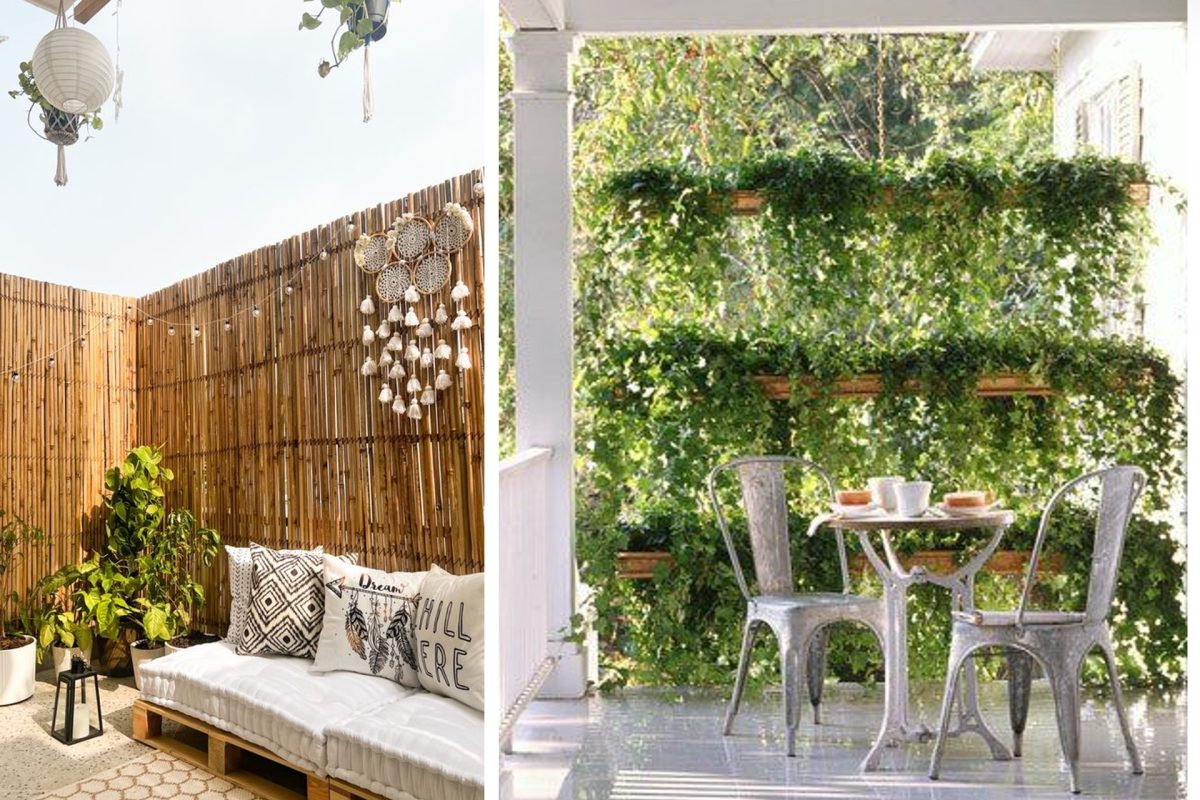 Angolo Privacy in giardino o terrazzo: tante idee per realizzarla col riciclo!