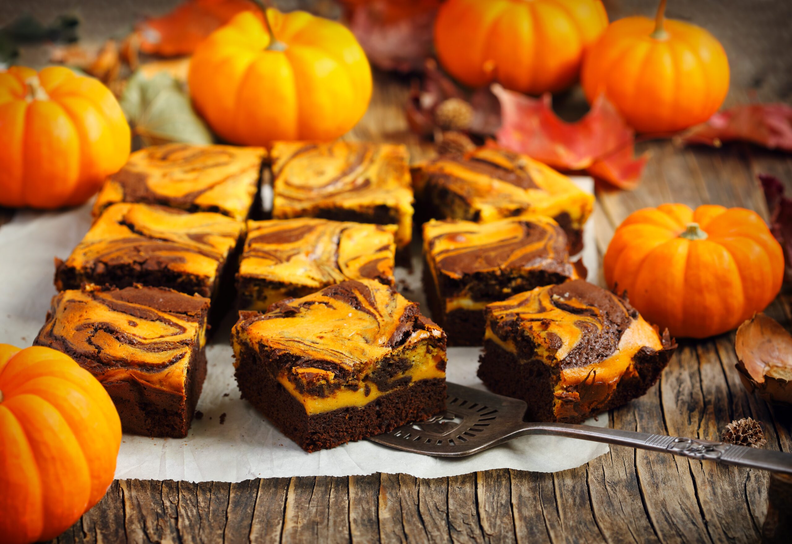 Brownies zucca e cioccolato: i dolcetti d’autunno